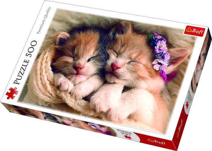 Trefl Sleeping Kittens - 500 Piece Puzzle