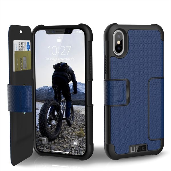 UAG Metropolis Case for Apple iPhone X - Cobalt/Black