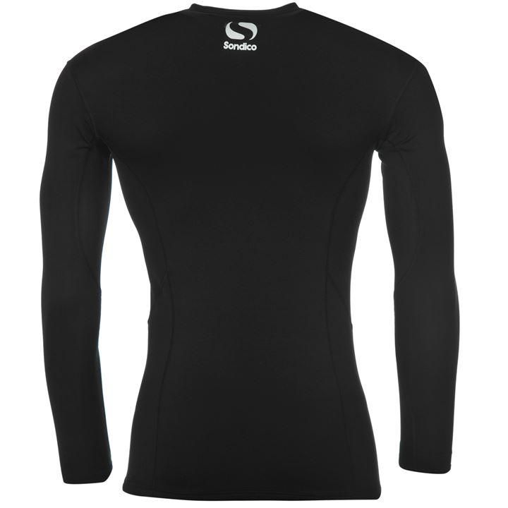 Sondico Men's Base Core Long Sleeve Base Layer - Black (Parallel