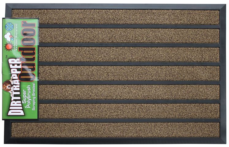 Dirttrapper Outdoor Doormat 90cm x 60cm - Light Brown
