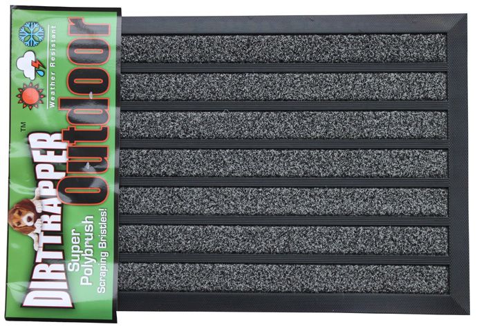 Dirttrapper Outdoor Doormat 60cm x 40cm - Grey