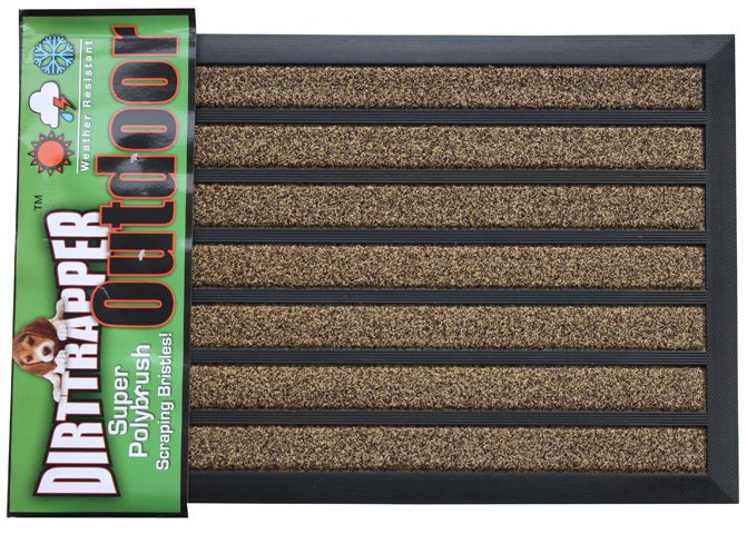 Dirttrapper Outdoor Doormat 60cm x 40cm - Light Brown