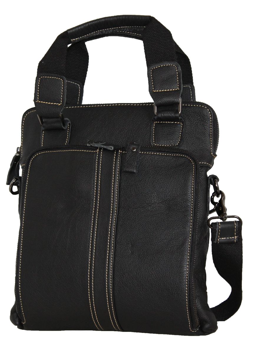 Fino Unisex Genuine Leather Sling Bag Black Shop Today. Get it