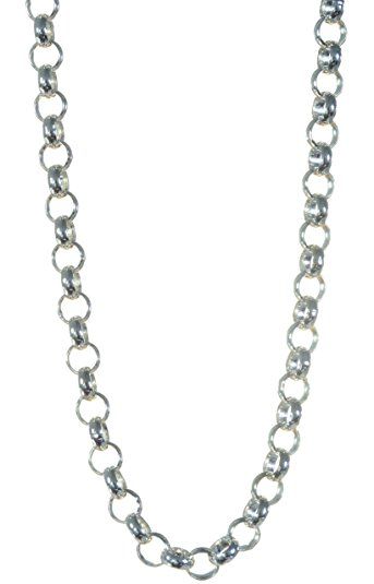 Cardina Jewels Solid 925 Sterling Silver Belcher Chain - 5.4mm