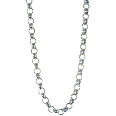 silver belcher necklace