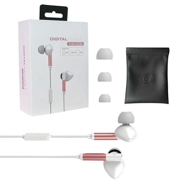 Dairle MFI Certified In-Ear Earphone for Apple - Silver