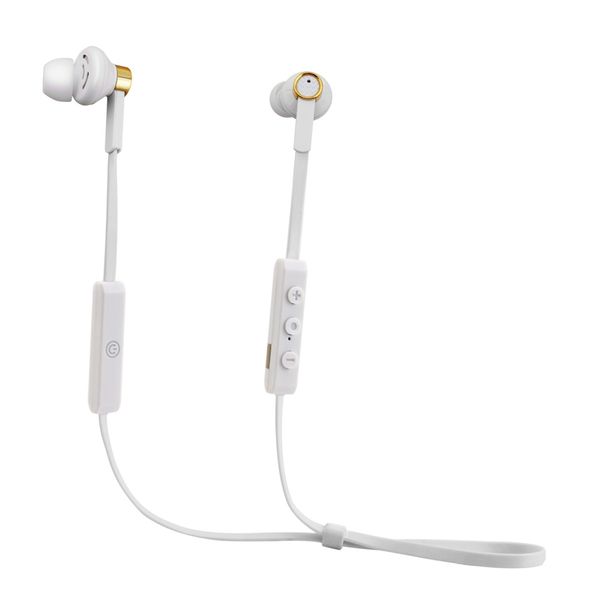 Dairle Wireless Sports Stereo Earphone wih Mic - White