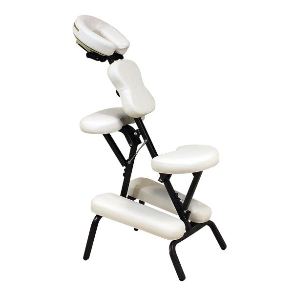 Hazlo Portable Adjustable Massage Chair - White