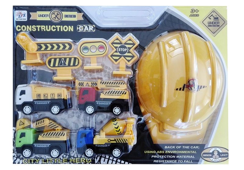 Police Wagon Playset with Helmet