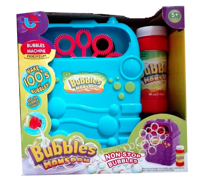 Bubble Machine with Bubble Solution - 118ml