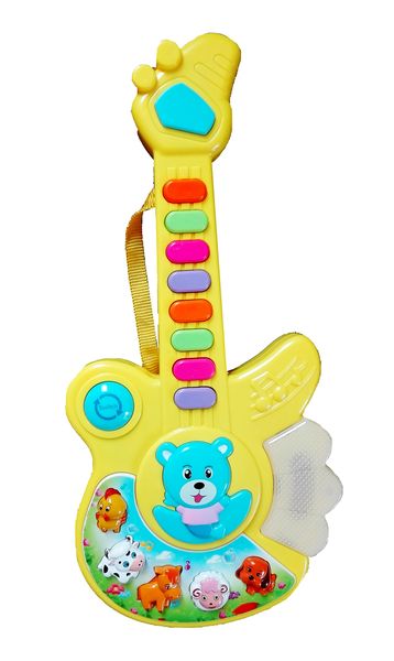 Happy Animal Guitar - Yellow