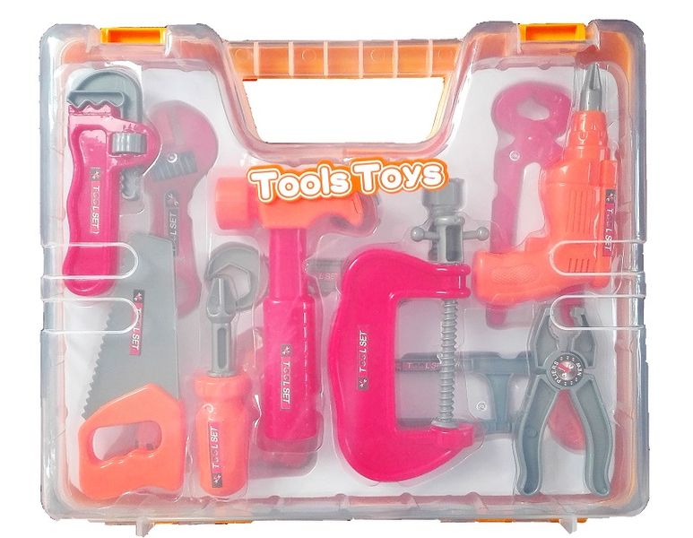 Tools Toys in a Case - 16 Piece