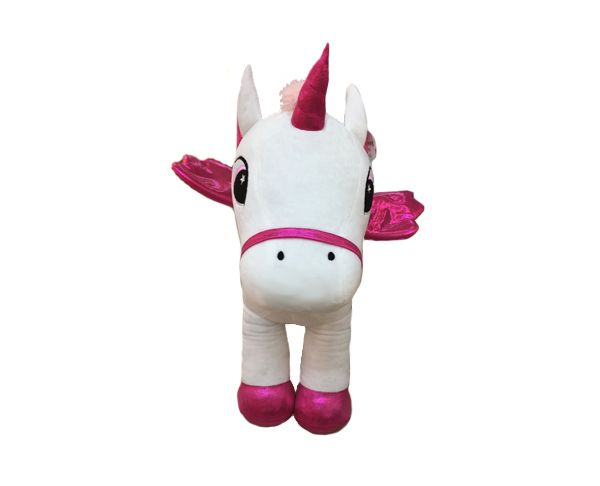Unicorn Soft Toy with Wings - 50cm