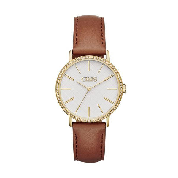 CHAPS Ladies CHP1001 Whitney Brown Leather Watch