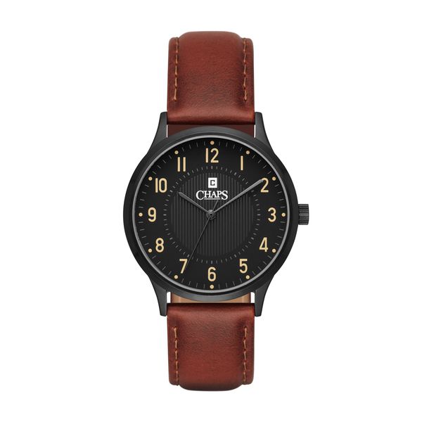 CHAPS Mens CHP5051 Op Brown Leather Watch