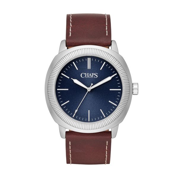 CHAPS Mens CHP5047 Calhoun Brown Leather Watch
