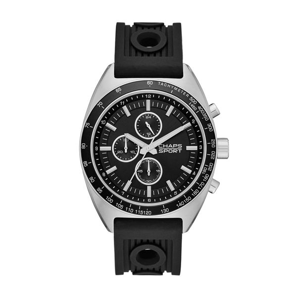 CHAPS Mens CHP5016 Rockton Black Silicone Watch