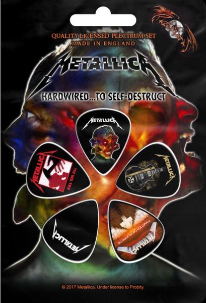 Metallica: Hardwired To Self Destruct - 5 Pack Guitar Plectrums (Parallel Import)