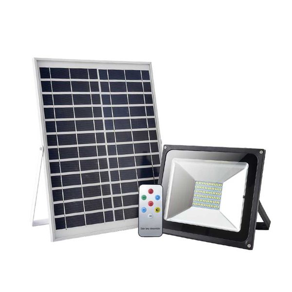50W Solar LED Floodlight with Remote Control