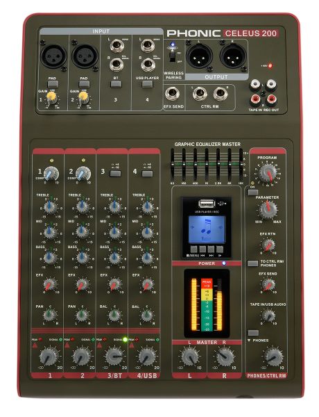 PHONIC Celeus 200 6 Chanel Mixer