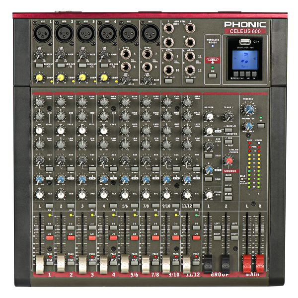 PHONIC Celeus 600 12 Channel Mixer