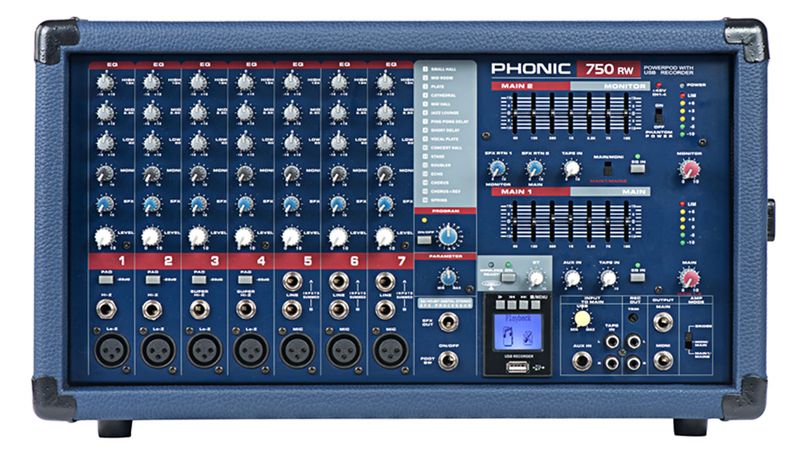 PHONIC Powerpod 750RW Powered Mixer