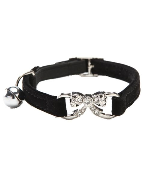Doggie Hillfigher - Infinity Cat &amp; Dog Collar - Black