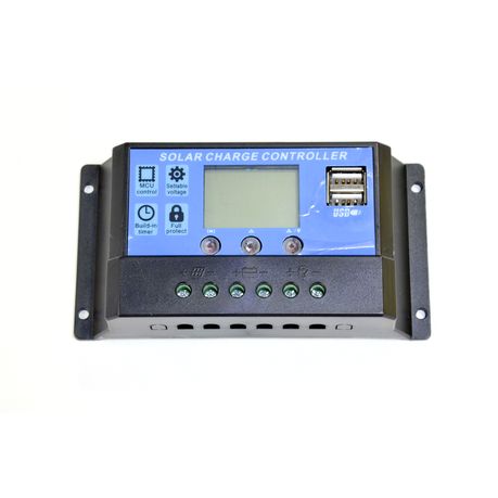 10A 12/24V Auto Solar Charge Controller PWM Dual USB Output, 54% OFF