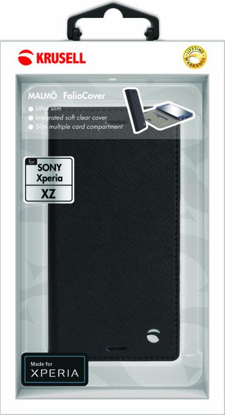 Krusell FolioCase for Sony Xperia XZ - Black