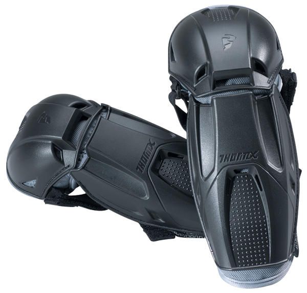 Thor Black Quadrant Elbow Guards (Size: Adult)