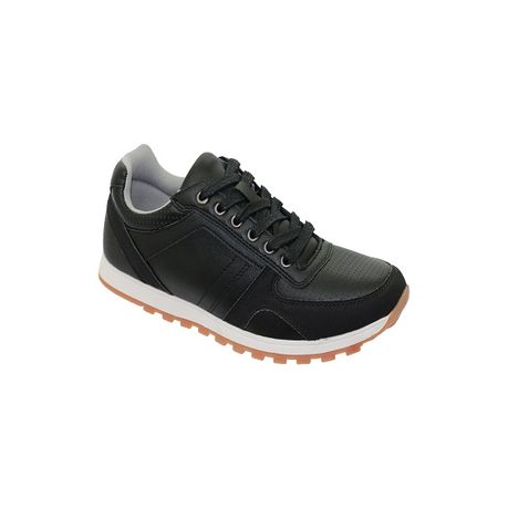 bata black sports shoes