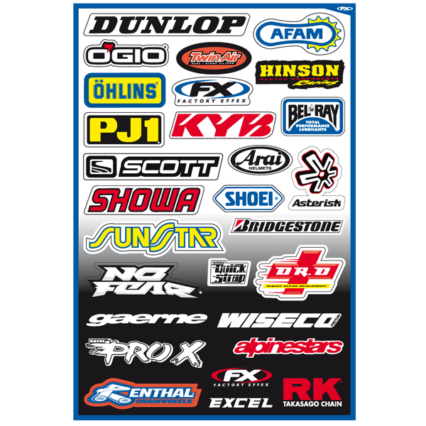 FX Sponser Sticker Kit - A