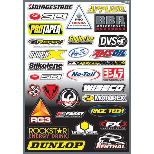FX Sponser Sticker Kit - D