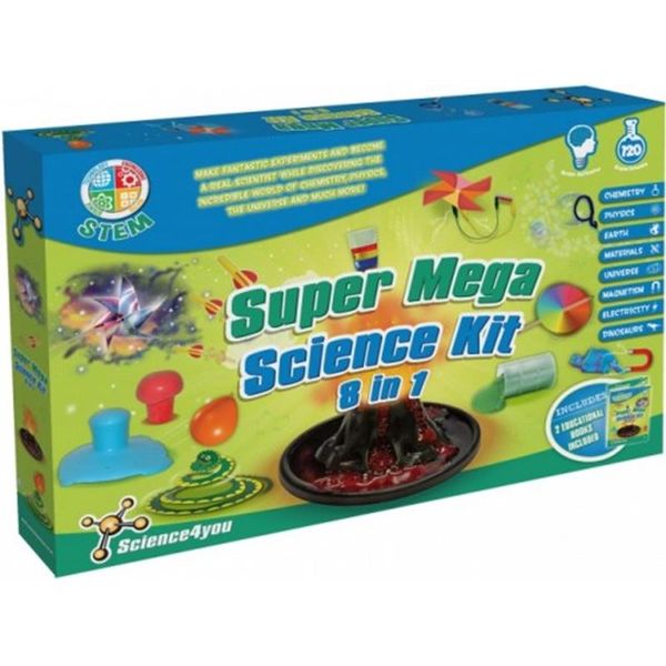 Jeronimo Boys Super Mega 8-in-1 Science Kit