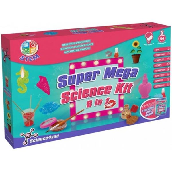 Jeronimo Girls Super Mega 8-in-1 Science Kit