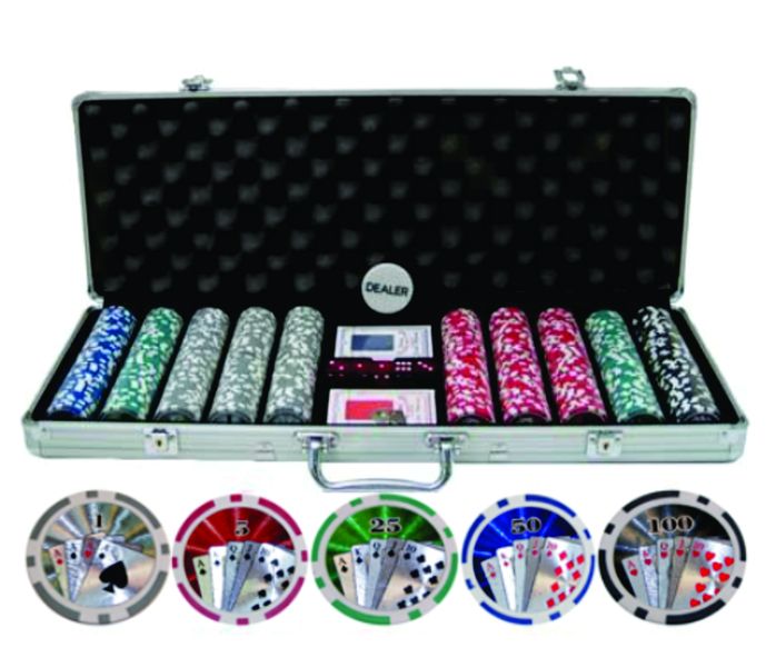 SA Poker Shop Royal Flush Poker Chip Set - 500 Piece