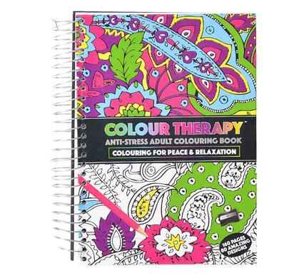 A5 80 Page Therapy Colouring Book