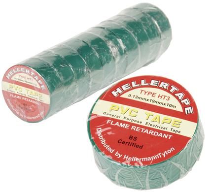 PVC Electrical Insulation Tape 19mmx10m - Green