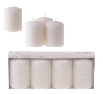 Mini Candle Set 4 Pack - 5x8cm