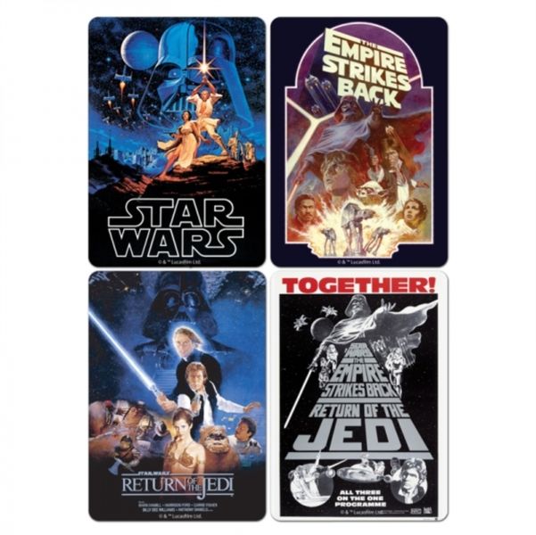 Star Wars: Film Posters Coaster Set (Parallel Import)