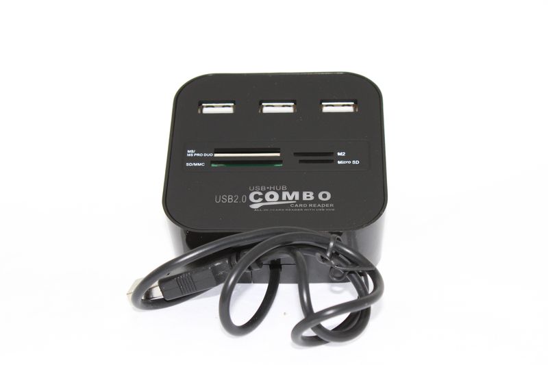 3 Port USB HUB Combo