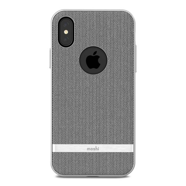 Moshi Vesta for iPhone X - Herringbone Grey