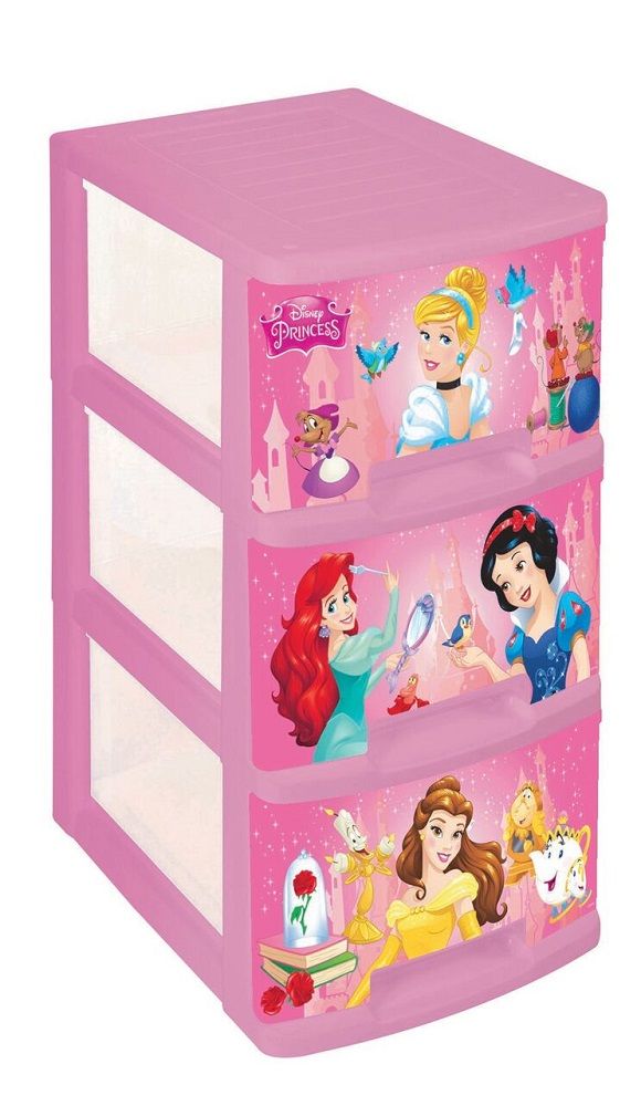 Addis 3 Drawer Unit Disney Princess 77602prc In Addis 3 Drawer Unit Disney Princess Loading Zoom