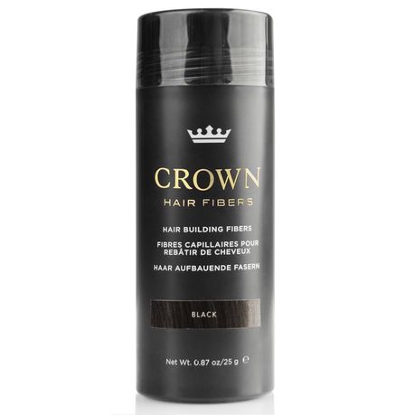 Crown Hair Fibers 25g Conceal Hair Loss Black Buy Online In