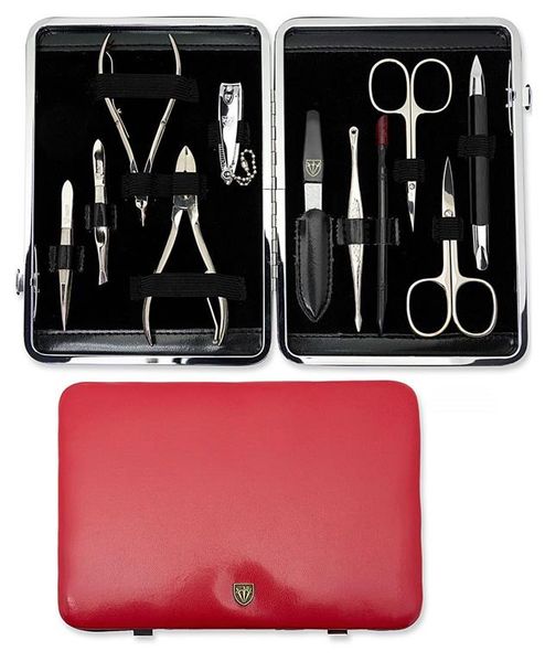 Kellermann 3 Swords Manicure Set 58381 P N - Red