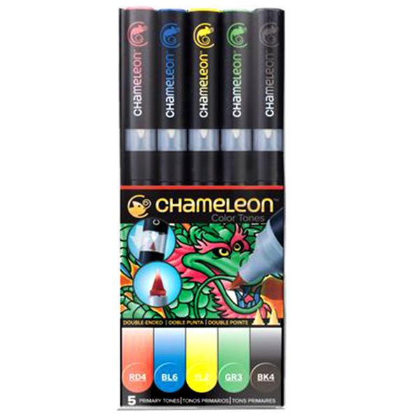 Chameleon Pens Colour Set 5 - Primary Tones