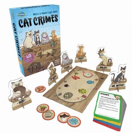 ThinkFun Cat Crimes Board Game