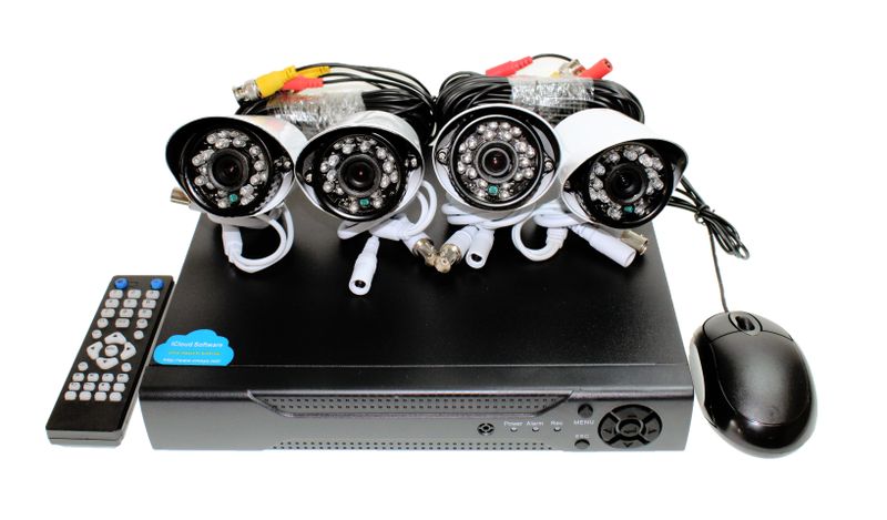 AHD 4 Channel CCTV Security Recording System