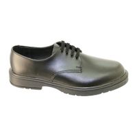 Toughees Clerk Mens Lace Up Genuine Leather School Shoes - Black | Buy ...