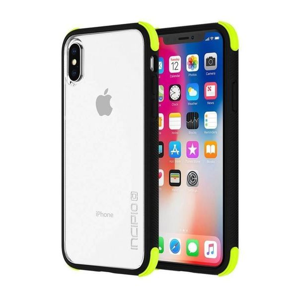 Incipio Reprieve Sport Cover for Apple iPhone X / 10 - Volt / Black